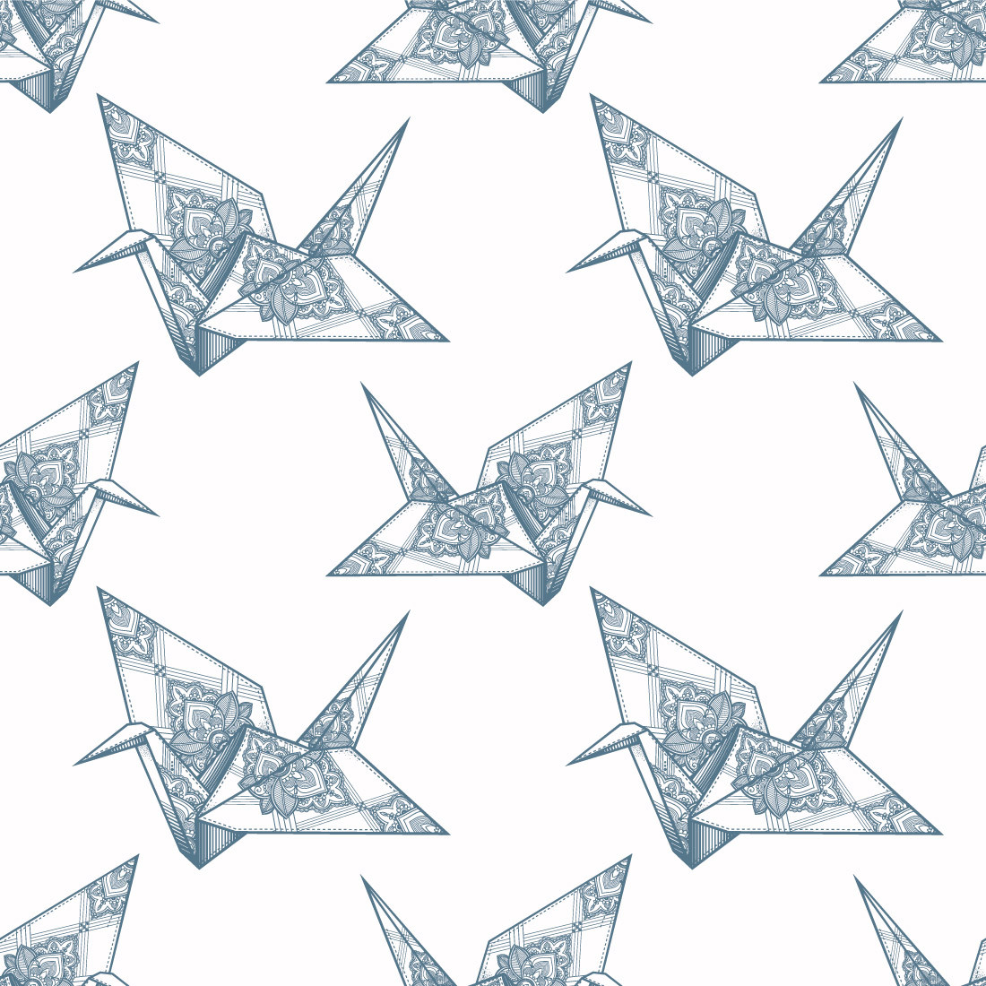 Papel de Parede de Aviãozinho de Origami 