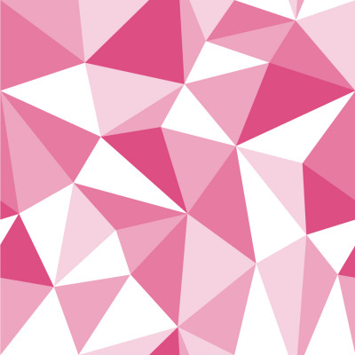 Papel de Parede Triângulos Rosas Abstratos 
